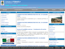 Tablet Screenshot of comune.pignola.pz.it